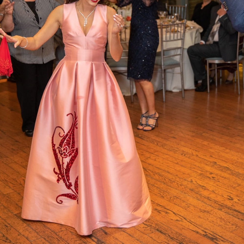 Sachin + Babi Gown